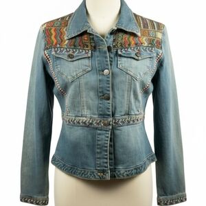 Cripple Creek Embroidered Denim Jacket
